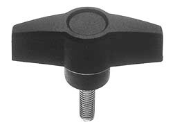 60mm Head Length, Thermoplastic, Threaded Stem Bar / Wing Knob