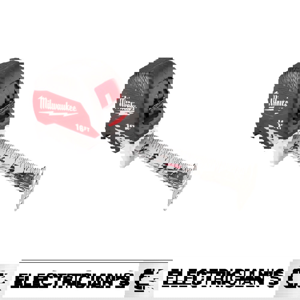 Tape Measures; Length Ft.: 16.000 ; Graduation (Inch): 1/16 ; Blade Material: Steel ; Standout Length (Feet): 12.00 ; Case Type: Closed ; Rewind Type: Automatic