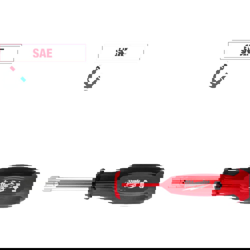 Nutdrivers; Tool Type: Nut Driver ; Size (Decimal Inch): 1/4 ; Shaft Type: Hollow ; Shaft Length: 7.2000 ; Overall Length (Decimal Inch): 7.2000 ; Handle Type: Tri-Lobular