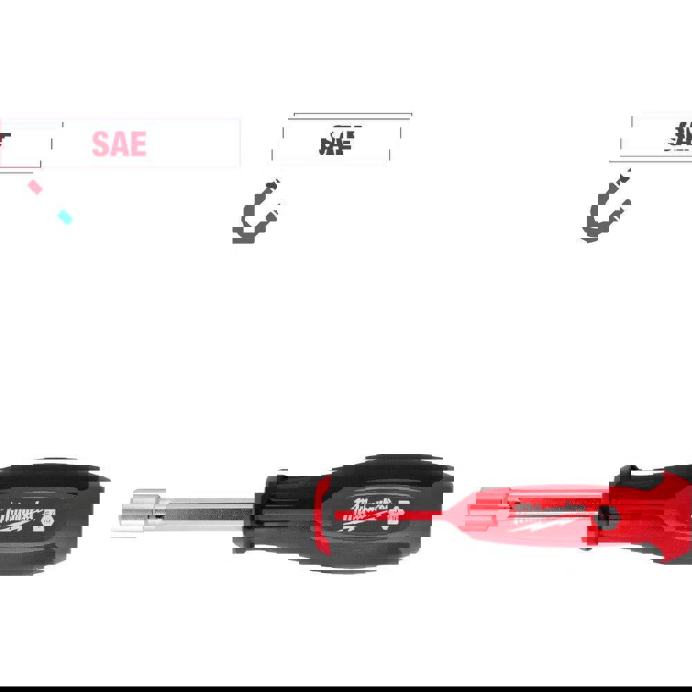 Nutdrivers; Tool Type: Nut Driver ; Size (Decimal Inch): 5/16 ; Shaft Type: Hollow ; Shaft Length: 7.2000 ; Overall Length (Decimal Inch): 7.2000 ; Handle Type: Tri-Lobular