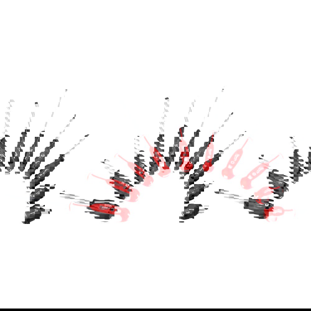 Screwdriver Set: 10 Pc, Phillips, Slotted & Square