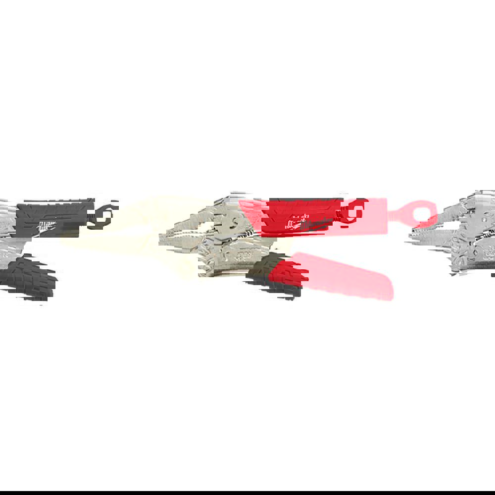 Locking Plier: 2.5'' Jaw Capacity, Long Nose Jaw