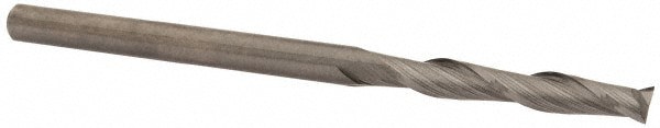Square End Mill: 0.2362'' Dia, 1.4961'' LOC, 2 Flutes, Solid Carbide