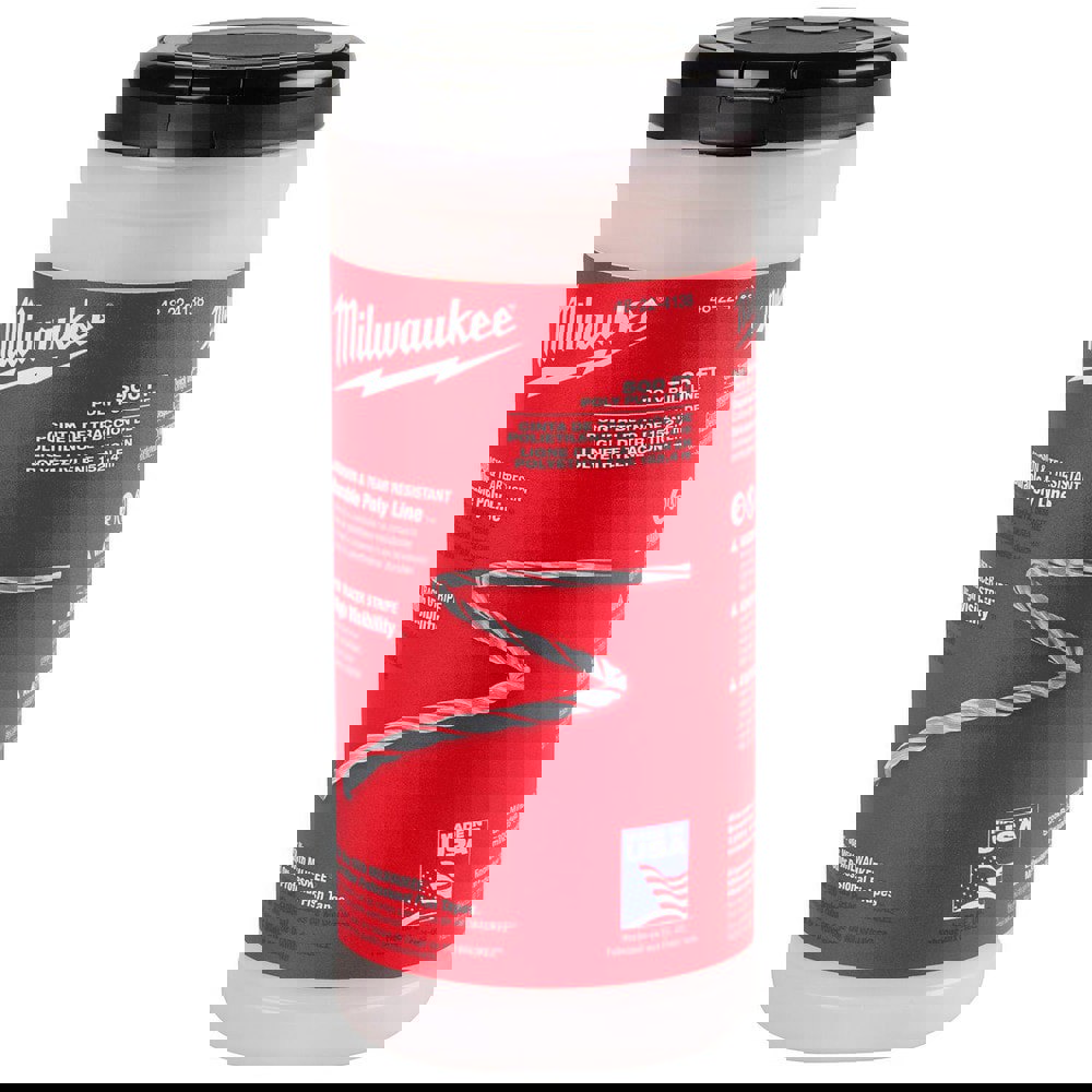 Fish Tape Accessories; Accessory Type: POLY PULL LINE ; Number of Pieces: 1 ; Overall Length (Feet): 500 ; For Use With: Used with Milwaukee and other professional fish tapes to pull wire and cable ; Material: Polypropylene