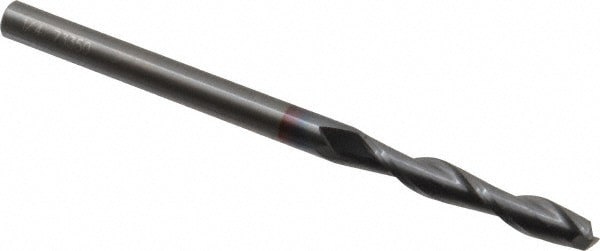 Square End Mill: 1/4'' Dia, 1-1/2'' LOC, 1/4'' Shank Dia, 4'' OAL, 2 Flutes, Solid Carbide