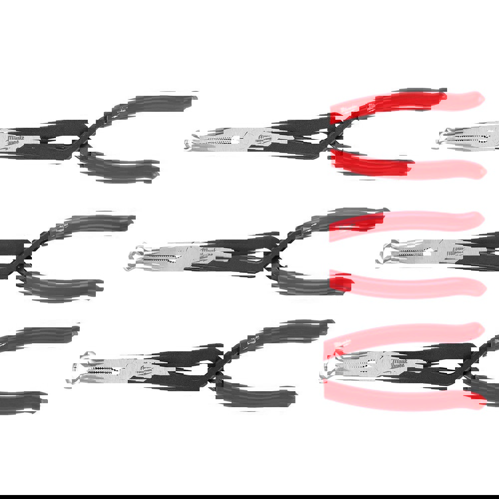 Plier Sets; Plier Type Included: Long Reach Hose Grip Pliers ; Container Type: Clamshell ; Handle Material: Plastic