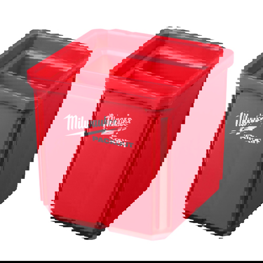 Small Parts Boxes & Organizers; Product Type: Storage Bin ; Lock Type: Positive Snap ; Width (Inch): 4 ; Number of Dividers: 1 ; Removable Dividers: Yes ; Color: Red