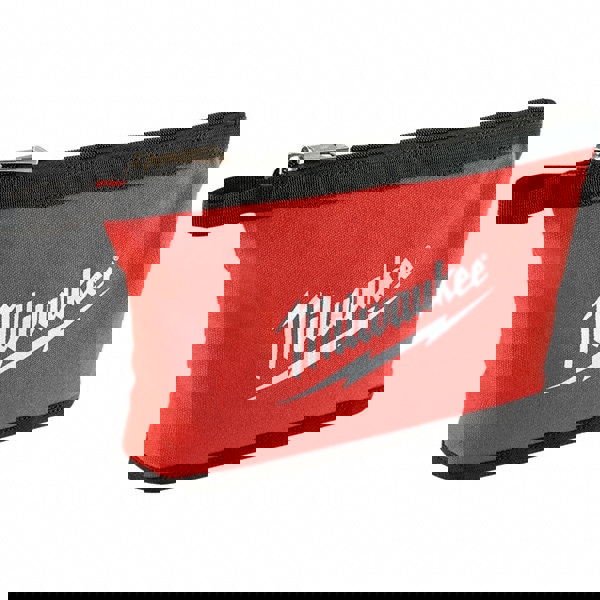 Zippered Pouch: 1 Pocket, Canvas, Black