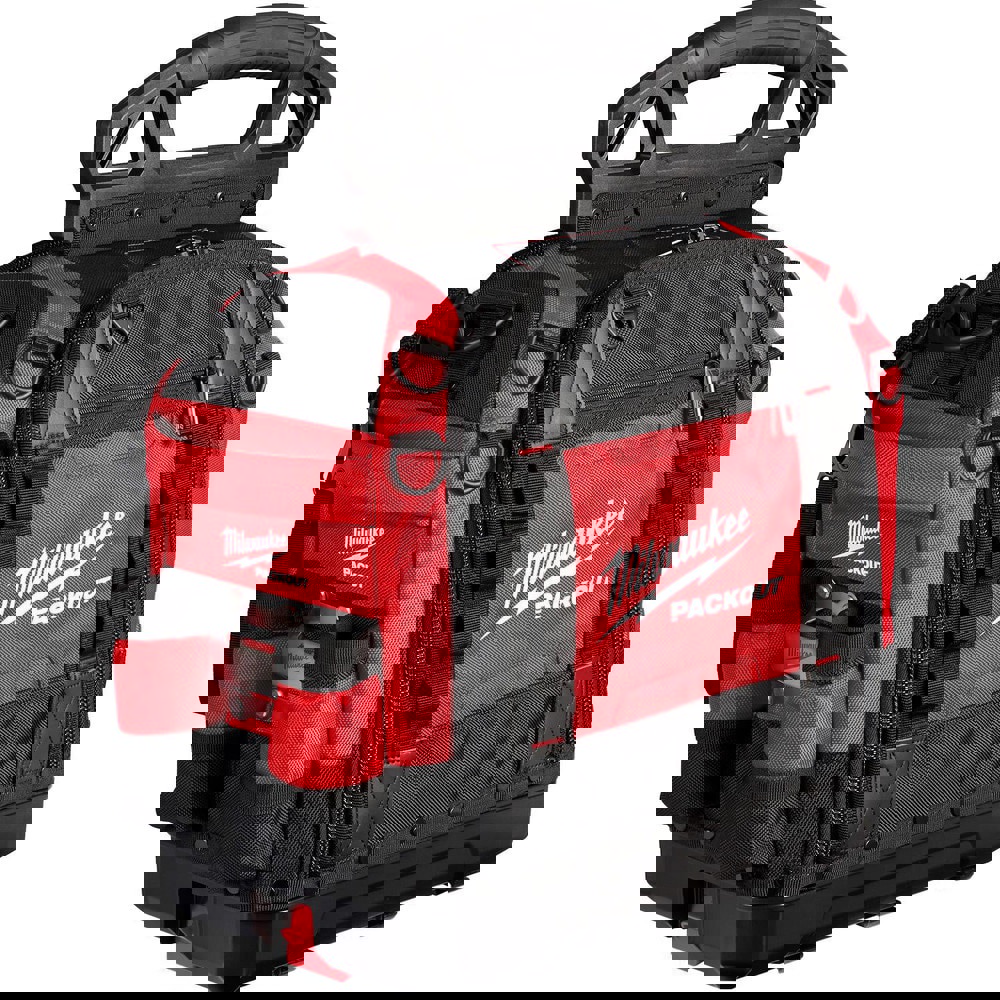 Tool Bags & Totes; Holder Type: Tool Bag ; Closure Type: Zipper ; Material: Ballistic Polyester ; Color: Red; Black ; Number Of Pockets: 65 ; Width (Inch): 10