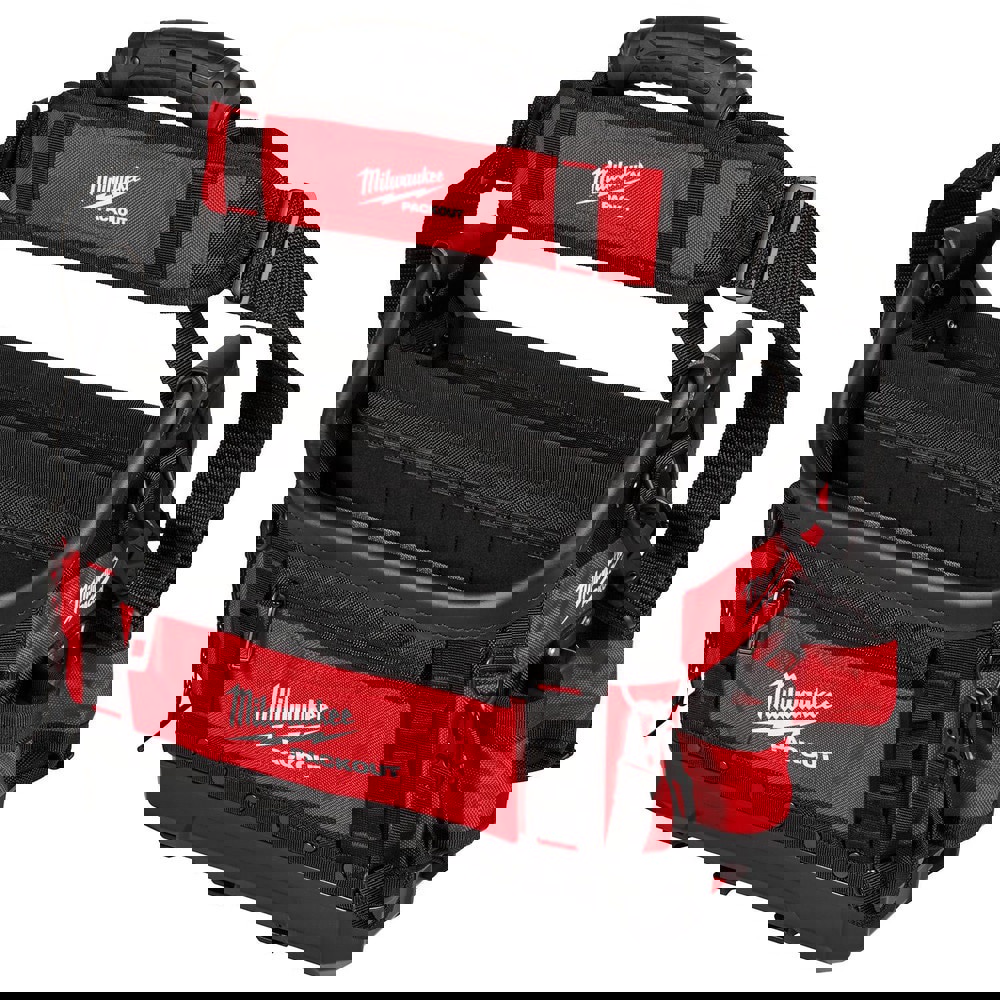 Tool Bags & Totes; Holder Type: Tool Tote ; Closure Type: No Closure ; Material: Polyester ; Color: Black; Red ; Number Of Pockets: 39 ; Width (Inch): 11