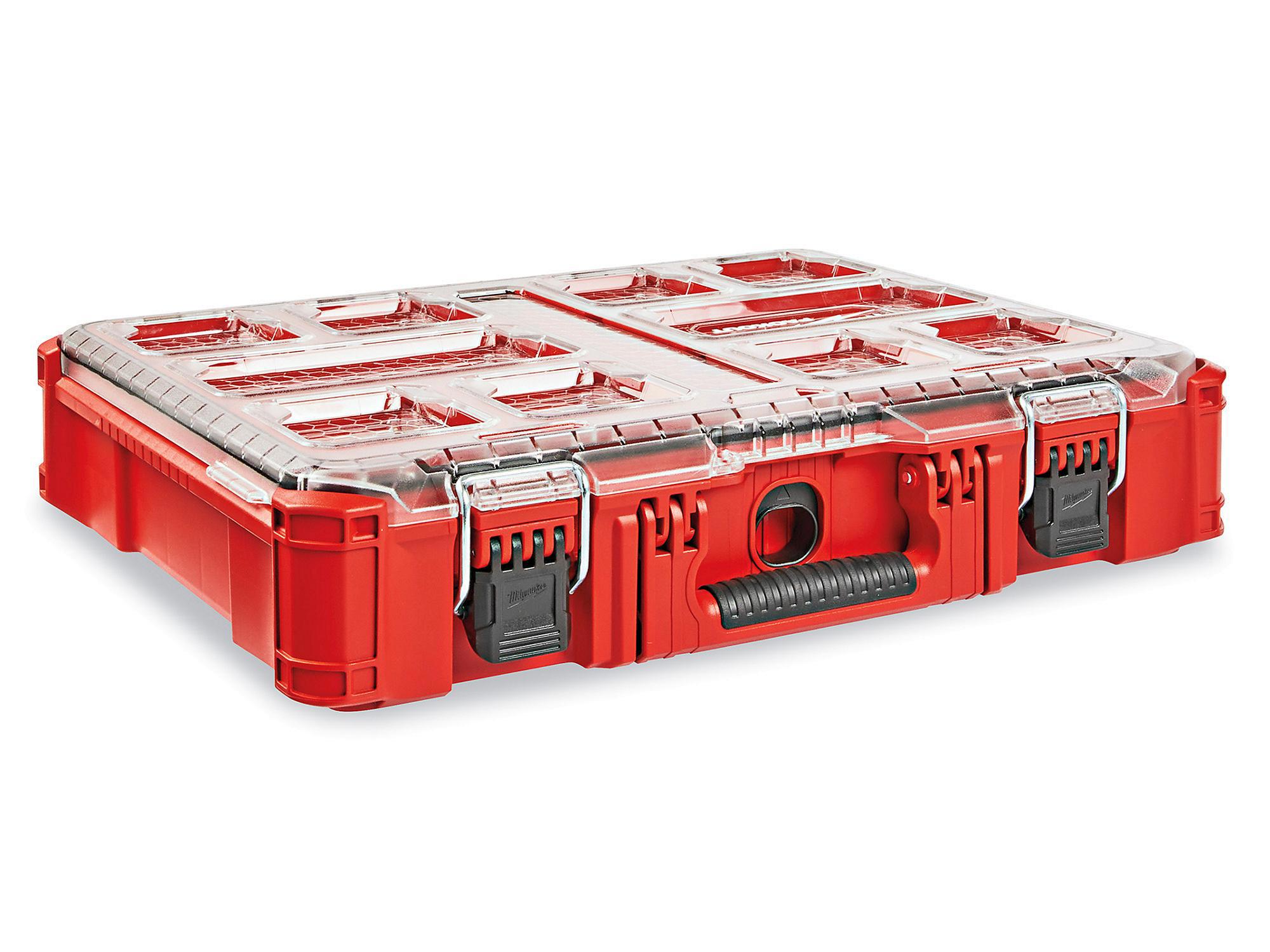 PACKOUT 10 Compartment Red Small Parts Organizer
