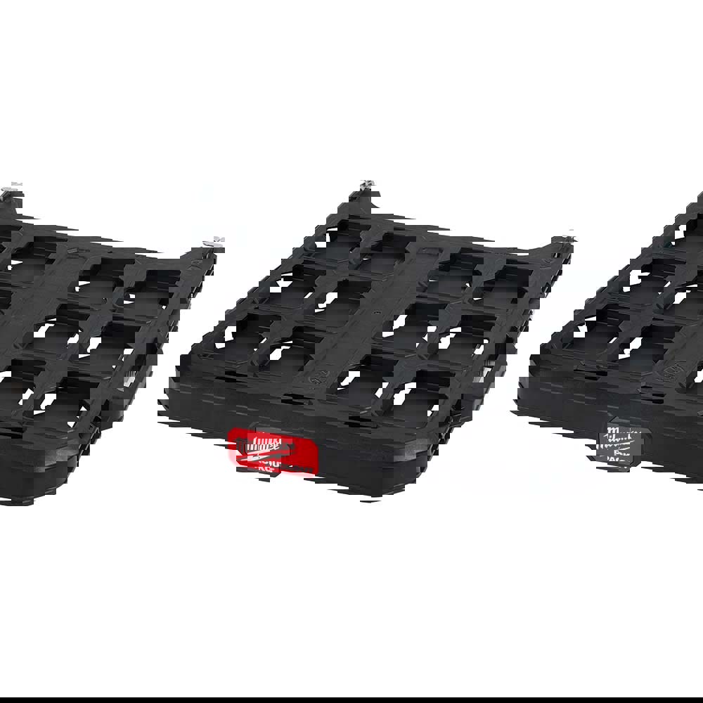 Small Parts Boxes & Organizers; Product Type: Racking Shelf ; Width (Inch): 21 ; Color: Black ; Additional Information: Modular Connectivity with ALL PACKOUT Components; 50 lb Weight Capacity ; Trade Name: PACKOUT ; Frame Material: Metal Frame