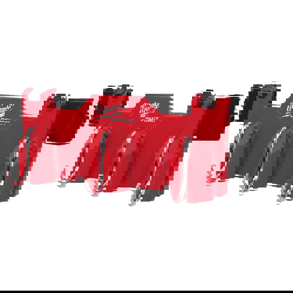 Tool Box Case & Cabinet Accessories; Accessory Type: Hook ; Material: Durable ABS ; For Use With: PACKOUT Modular Storage System ; Color: Red ; Overall Thickness: 5.75in ; Material Family: Plastic