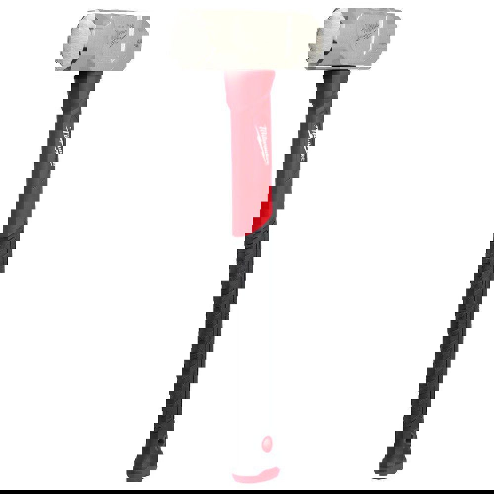 Trade Hammers; Head Weight (Oz): 64 ; Head Material: Forged Steel ; Face Diameter: 1.8in ; Handle Color: Black; Red ; Handle Length: 13.2in ; Head Length: 5.5in