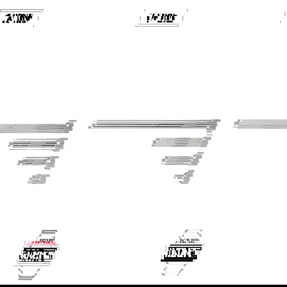 Socket Extension Sets; Finish: Chrome ; Material: Vanadium Steel ; For Use With: Extended reach from a ratchet to a socket ; Insulated: No ; Non-sparking: No ; Locking: No