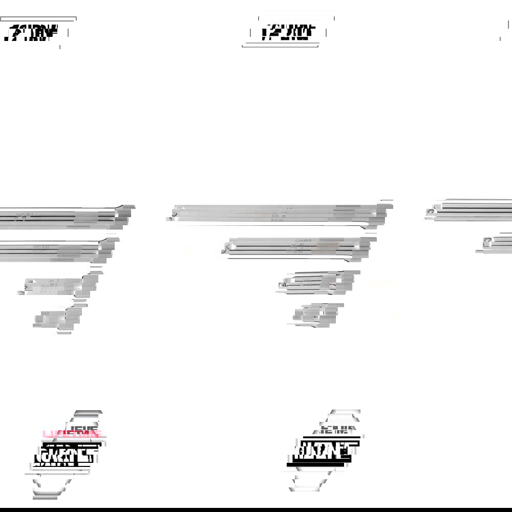Socket Extension Sets; Finish: Chrome ; Material: Vanadium Steel ; For Use With: Extended reach from a ratchet to a socket ; Insulated: No ; Non-sparking: No ; Locking: No