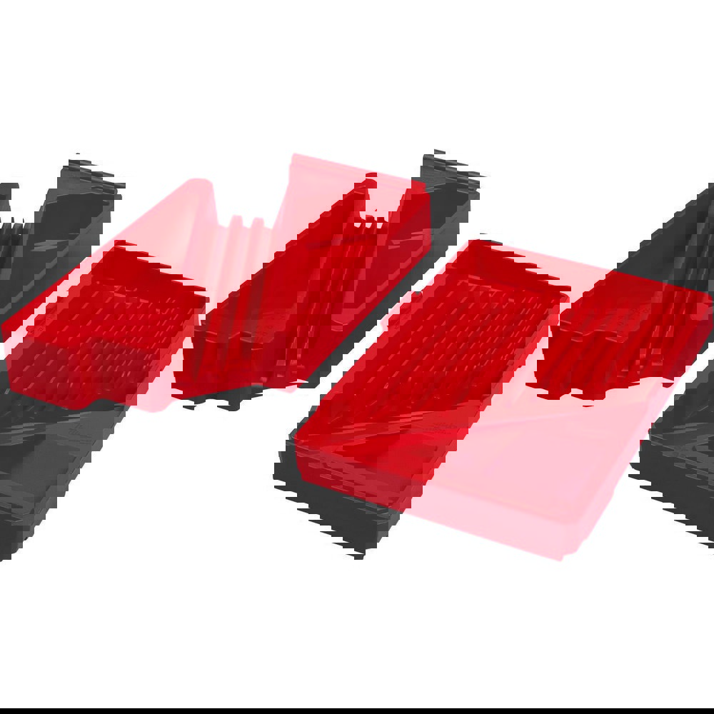 Tool Box Case & Cabinet Accessories; Accessory Type: Combination Wrench Tray ; Material: Polypropylene ; For Use With: Milwaukee 15pc Non-Ratcheting SAE Combination Wrench Set (48-22-9415) ; Color: Red ; Overall Thickness: 3.9in ; Material Family: Plastic