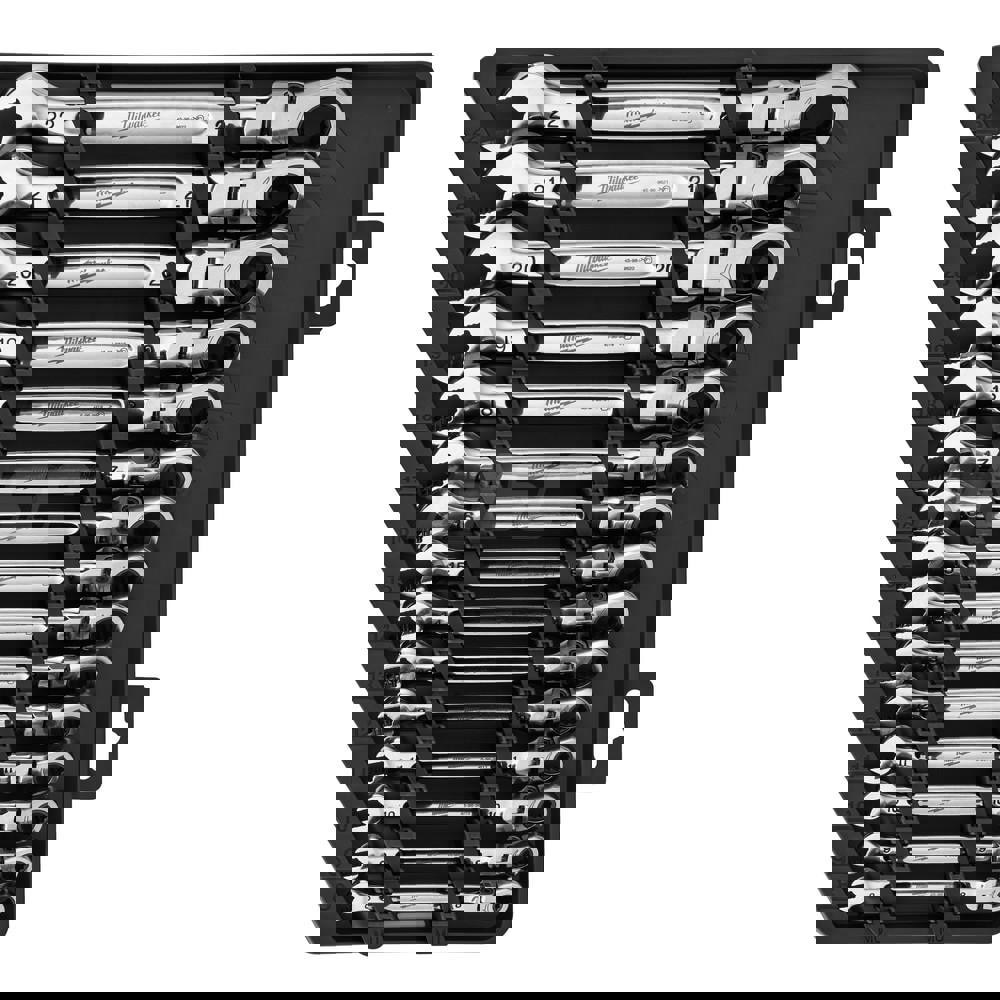 Wrench Set: 15 Pc, Metric