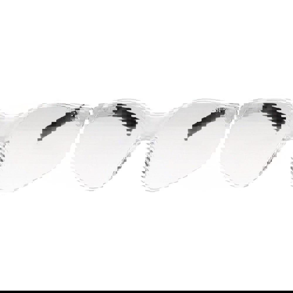 Safety Glass: Scratch-Resistant, Polycarbonate, Clear Lenses, Frameless, UV Protection