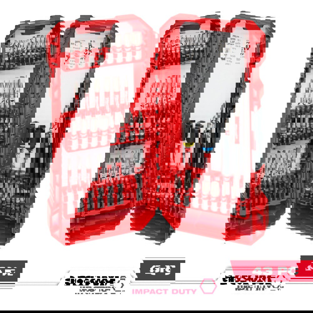 Power & Impact Screwdriver Bit Sets; Bit Type: Impact Driver Bit Set ; Point Type: Standard; Straight; 1/4
