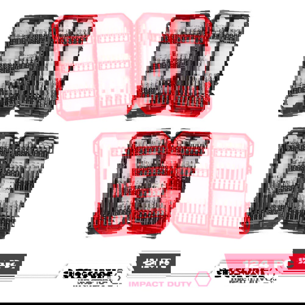 Power & Impact Screwdriver Bit Sets; Bit Type: Impact Driver Bit Set ; Point Type: Standard; Straight; 1/4