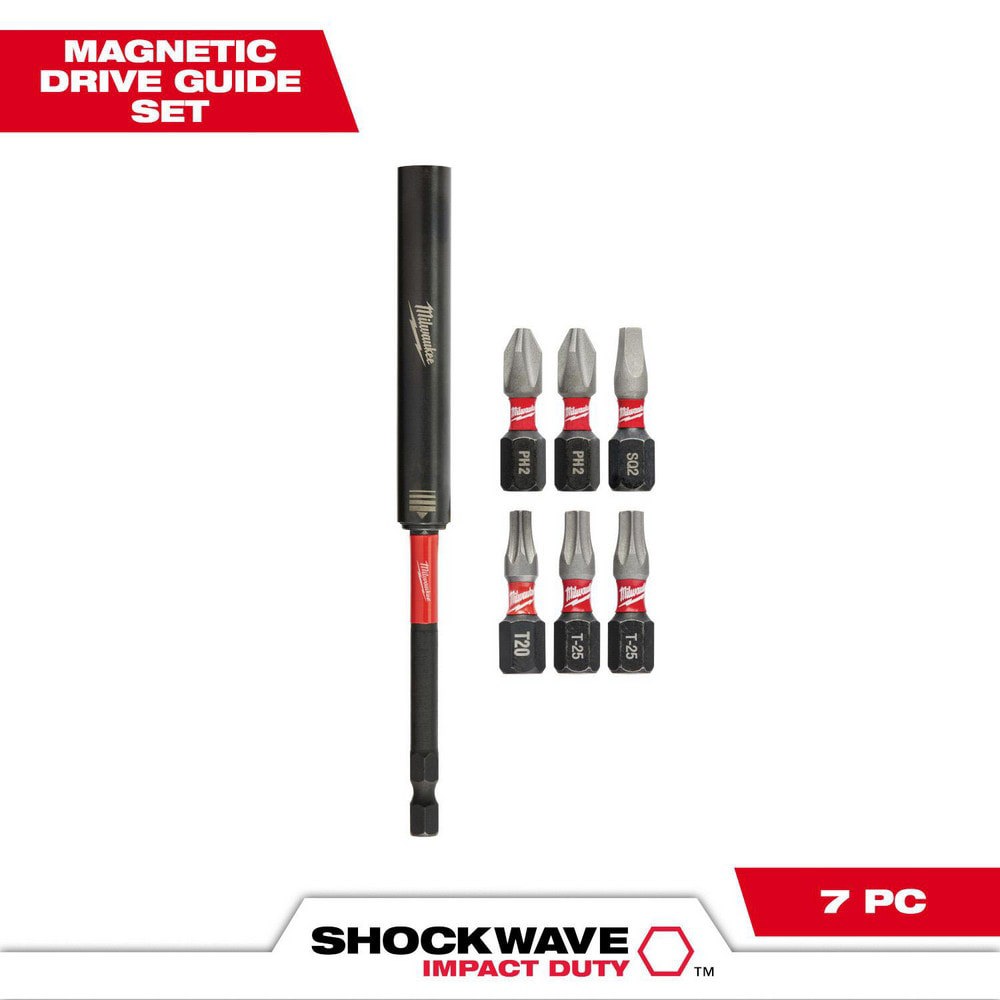 Power & Impact Screwdriver Bit Sets; Set Type: Driving Set ; Bit Type: Screwdriver Bit Set ; Overall Length Range: 1 to 2.9 in ; Point Type: Hex ; Drive Size: 1/4 Hex ; Overall Length (Inch): 6