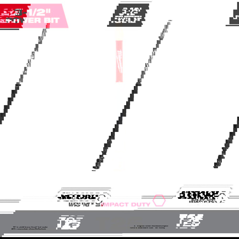 Power & Impact Screwdriver Bits & Holders; Overall Length (Inch): 3-1/2 ; Addition Information: Impact T25 ; UNSPSC Code: 27112814