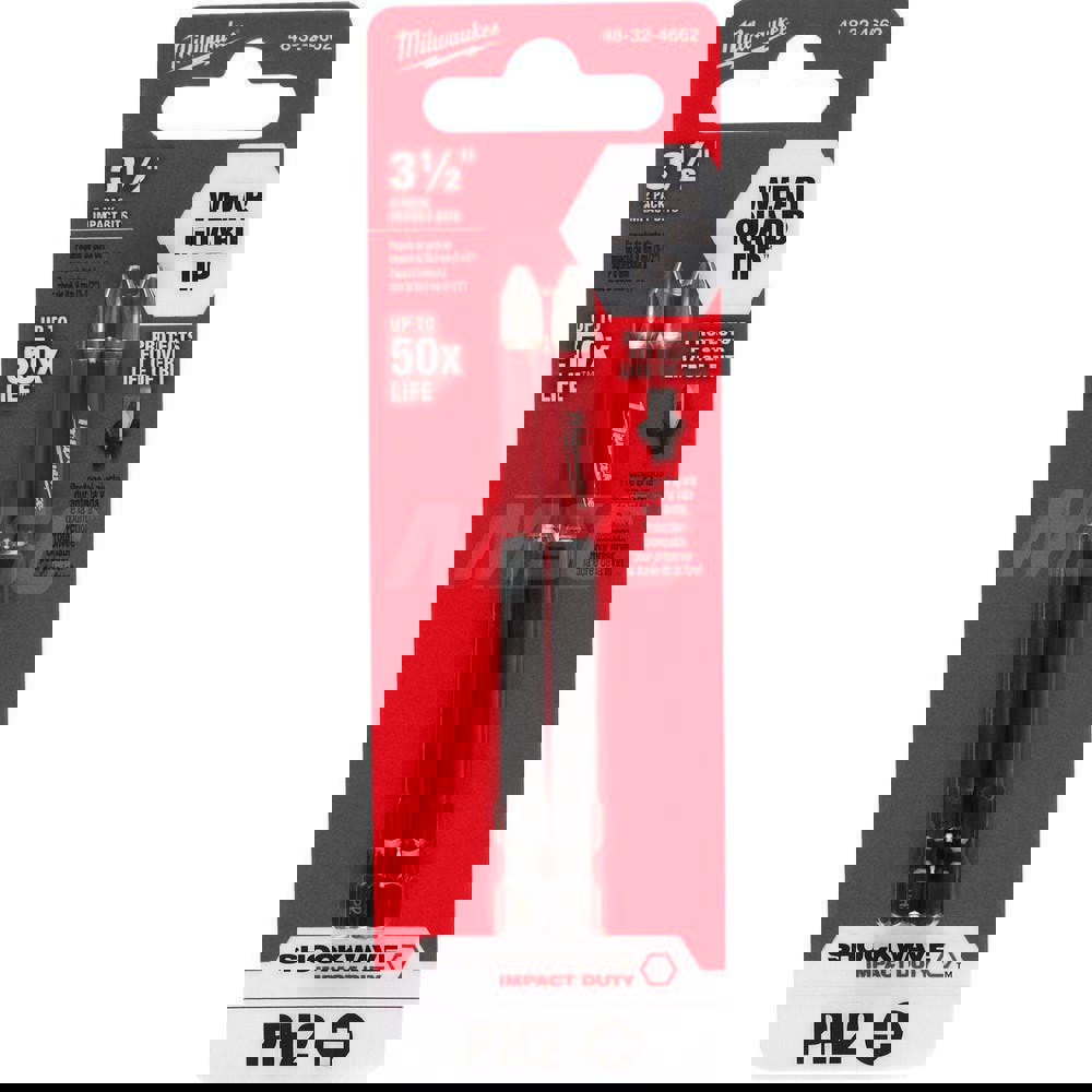 Power Screwdriver Bit: #2 Phillips