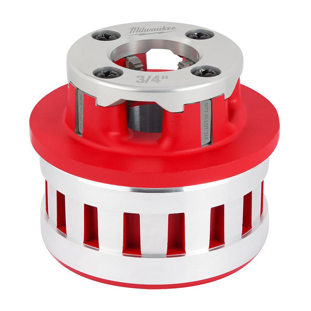 Pipe Threader Die Heads; For Pipe Size: 3/4 in ; Thread Type: NPT ; Material: Aluminum ; Opening Type: Manual