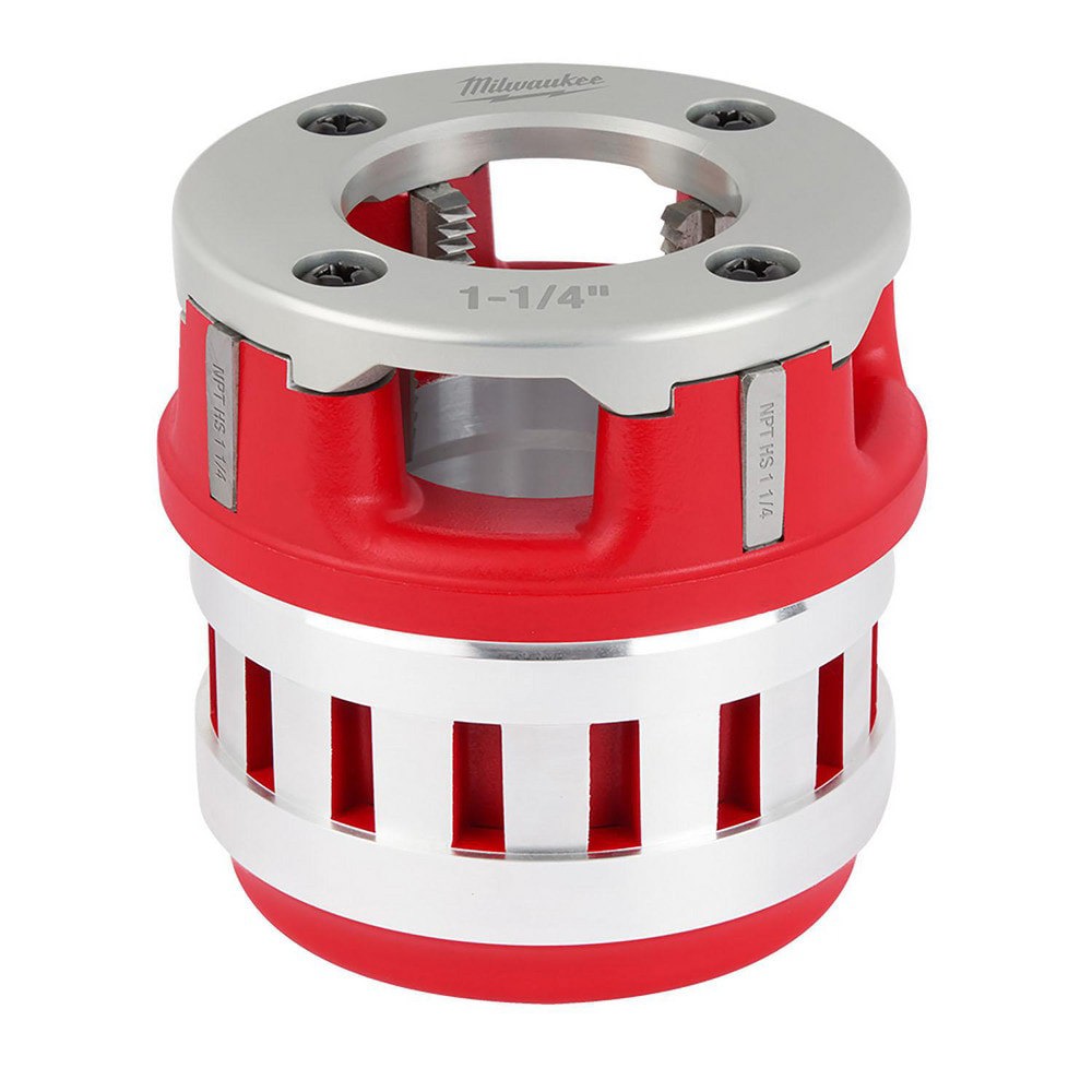 Pipe Threader Die Heads; For Pipe Size: 1-1/4 in ; Thread Type: NPT ; Material: Aluminum ; Opening Type: Manual