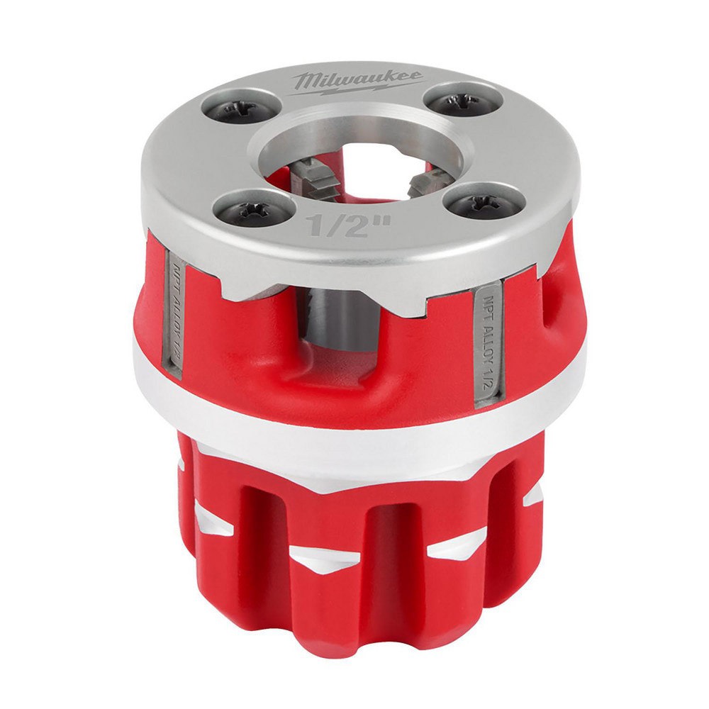 Pipe Threader Die Heads; For Pipe Size: 1/2 in ; Thread Type: NPT ; Material: Aluminum ; Opening Type: Manual