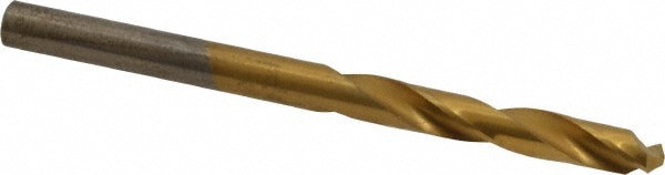 Screw Machine Length Drill Bit: #22 (0.1570) Dia, 135 deg, HSS