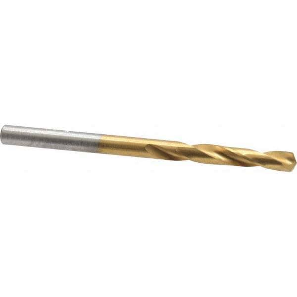 Screw Machine Length Drill Bit: #26 (0.1470) Dia, 135 deg, HSS