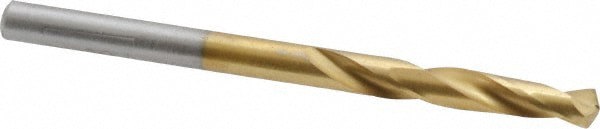 Screw Machine Length Drill Bit: #27 (0.1440) Dia, 135 deg, HSS