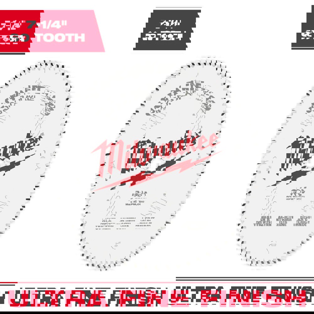 Wet & Dry-Cut Saw Blades; Blade Diameter (Inch): 7-1/4 ; Blade Material: Carbide ; Blade Thickness (Decimal Inch): 0.0410 ; Arbor Hole Diameter (Inch): 5/8 ; Number of Teeth: 60 ; Arbor Style: Round