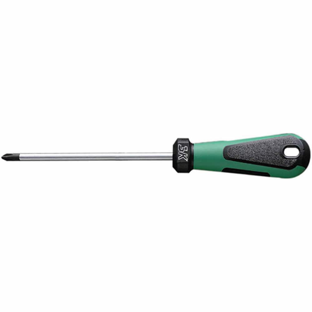 Precision & Specialty Screwdrivers; Tool Type: Pozidriv Screwdriver ; Blade Length: 4 ; Overall Length: 8.50 ; Shaft Length: 100mm ; Handle Length: 215mm ; Handle Color: Green; Black