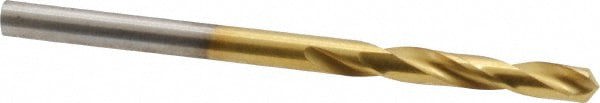 Screw Machine Length Drill Bit: #31 (0.1200) Dia, 135 deg, HSS