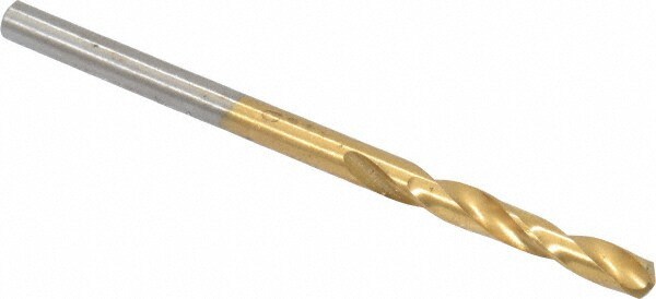 Screw Machine Length Drill Bit: #35 (0.1100) Dia, 135 deg, HSS