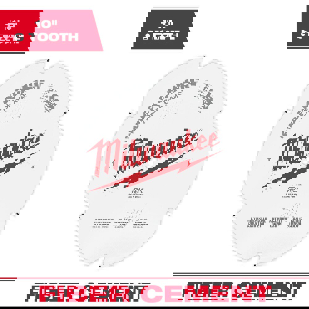 Wet & Dry-Cut Saw Blades; Blade Diameter (Inch): 10 ; Blade Material: Carbide ; Blade Thickness (Decimal Inch): 0.0570 ; Arbor Hole Diameter (Inch): 5/8 ; Number of Teeth: 6 ; Arbor Style: Round