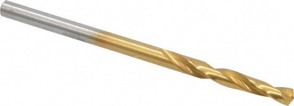 Screw Machine Length Drill Bit: #37 (0.1040) Dia, 135 deg, HSS