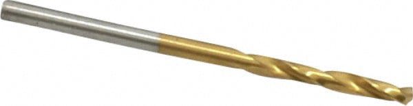 Screw Machine Length Drill Bit: #40 (0.0980) Dia, 135 deg, HSS