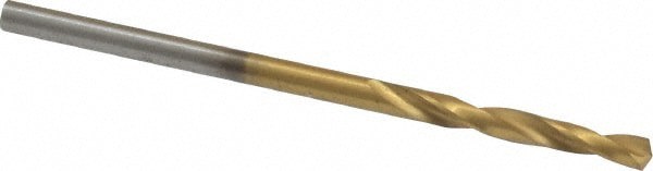 Screw Machine Length Drill Bit: #43 (0.0890) Dia, 135 deg, HSS