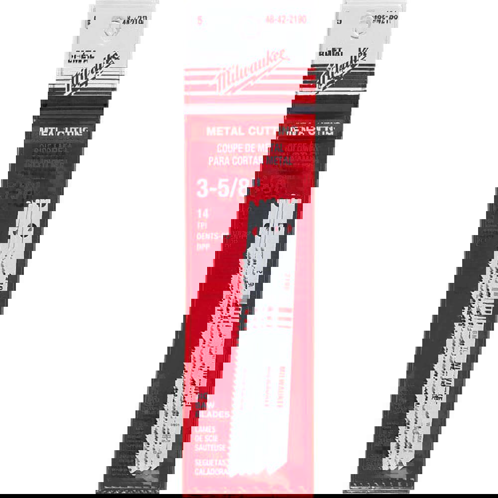 Jigsaw Blade: Bi-Metal, 14 TPI, 0.047