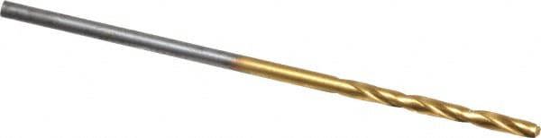 Screw Machine Length Drill Bit: #56 (0.0465) Dia, 135 deg, HSS