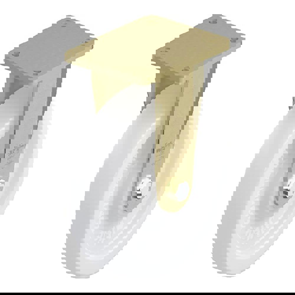 Rigid Top Plate Caster: Nylon, 8