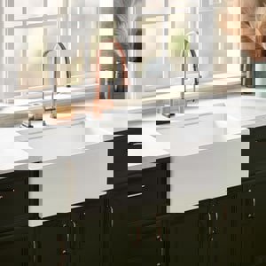 36 x 18 in. Fireclay Single Bowl Apron Front Kitchen Sink in White