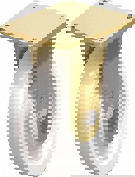 Rigid Top Plate Caster: Nylon, 8