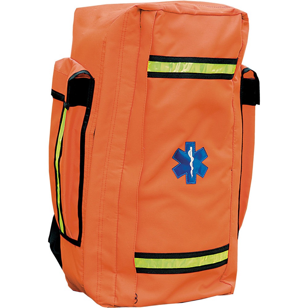 Empty Gear Bags; Bag Type: General Duty Gear Bags; Trauma Bag ; Color: Orange ; Overall Height: 9in ; Overall Width: 14in ; Overall Length: 23.00in ; Number Of Pockets: 2.000