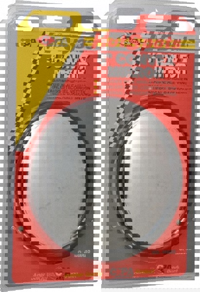 Automotive Full Size Convex Round Mirror with L Bracket