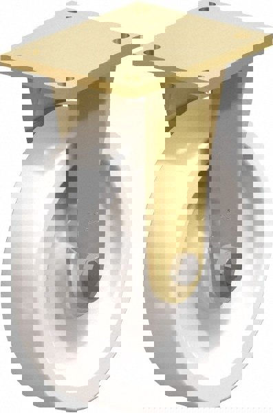 Rigid Top Plate Caster: Nylon, 10